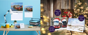 Christmas card printing in Bedford, Personalised calendar printing in bedford