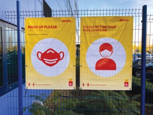 DHL Supply Chain Covid banners