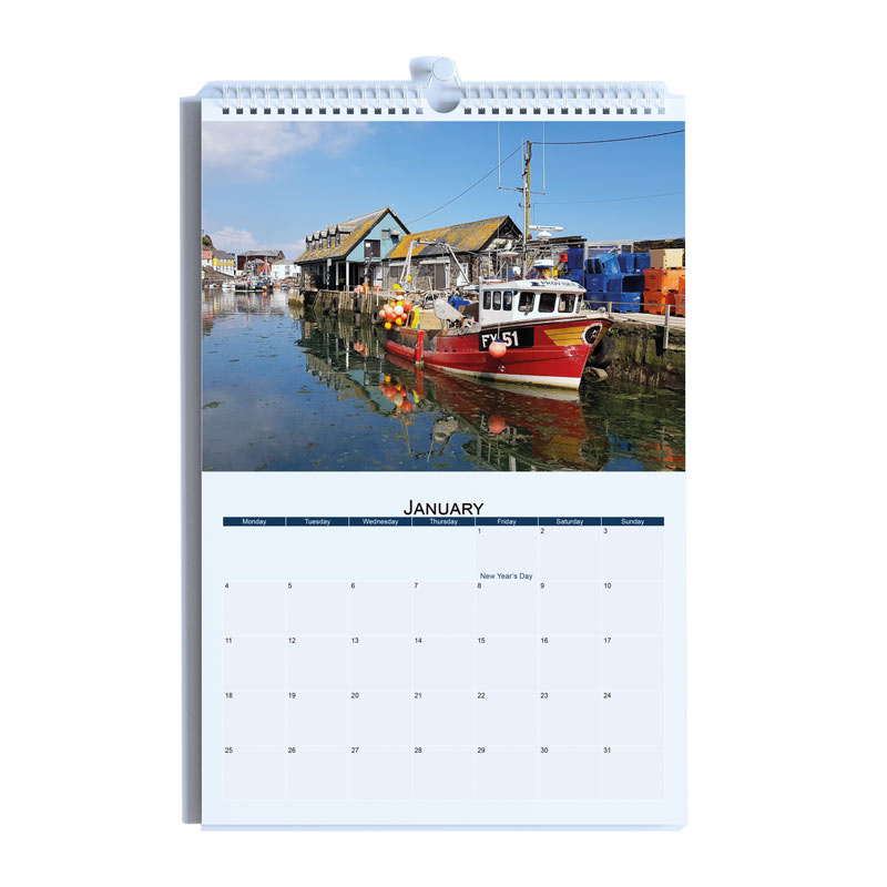 2021 A4 Personalised calendar printing in Bedford | Fidelity Design & Print