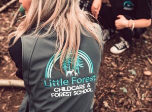 Little forest childcare logo design, branded workwear