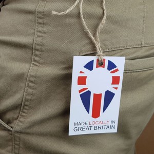 made in great Britain clothing tags