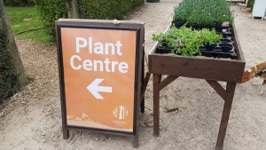 Markshall Estate plant centre signage