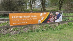 Markshall Estate events banners and leaflets