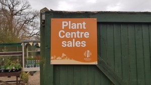Markshall Estate plant centre signage