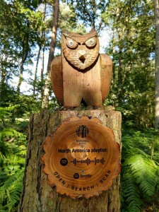 Markshall Estate swooden etched sound cloud