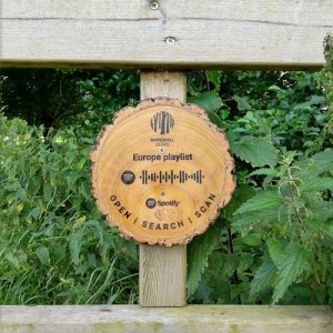 Markshall Estate swooden etched sound cloud