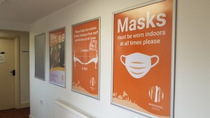 Markshall Estate covid signage