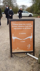 Markshall Estate covid signage