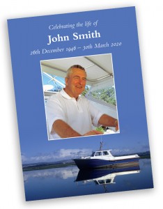 memorial booklet printing