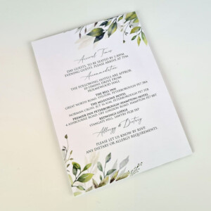 wedding stationery printing in bedford