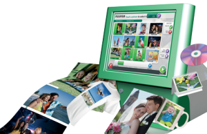 fuji instant photo printing self service kiosk