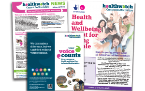 Healthwatch design and print