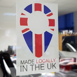 made locally in the UK window stickers