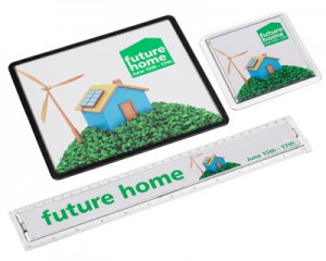 promotional merchandise printed branded mousemats and rulers