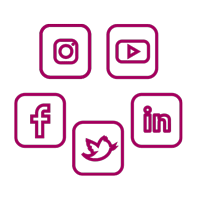 social-media-badges social media design